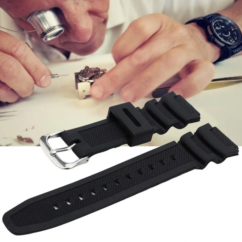 

PU Watch Strap Band Replacement Accessory Fit for G-shock AE-1000W AQ-S810W