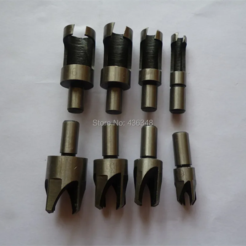 8 PC PLUG CUTTER DRILL BIT SET POWER TOOLS