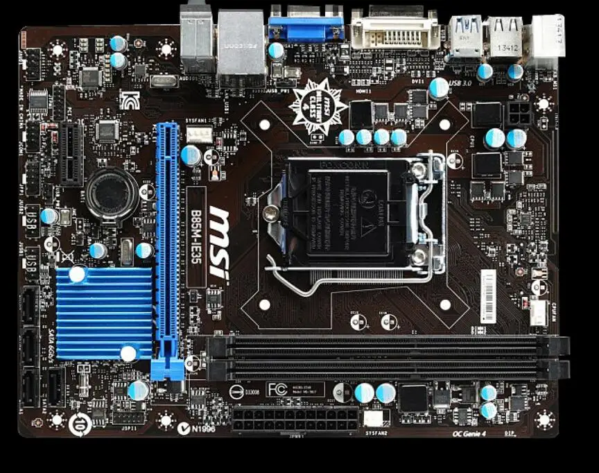 original motherboard for MSI B85M IE35 LGA 1150 DDR316B USB3.0 SATA III