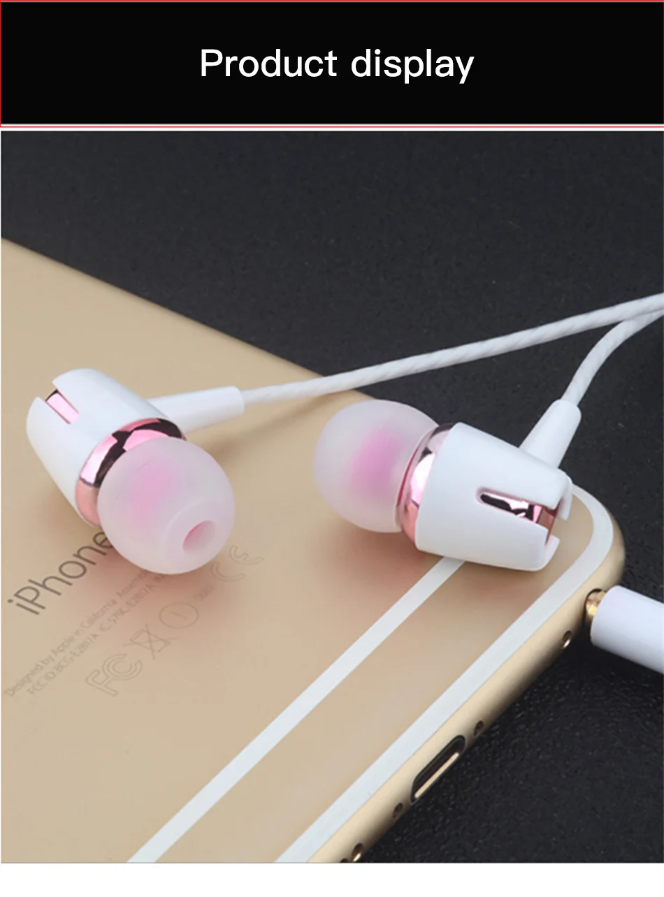 !ACCEZZ In-Ear Earphones With Mic 3.5mm Audio Jack Earphones For Xiaomi Samsung iphone 6 Headset Fone De Ouvido Auriculares MP3 (13)