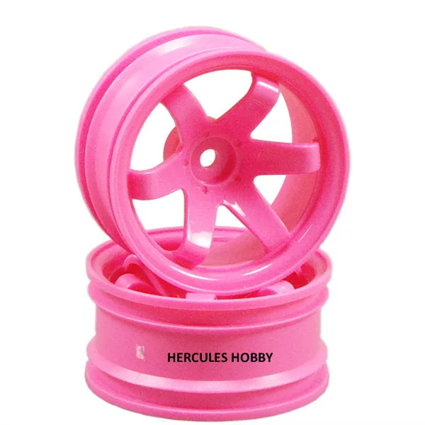 

4pcs RC 1/10 Car Wheels Rims Plastic 3/6/9mm Offset On road Drift