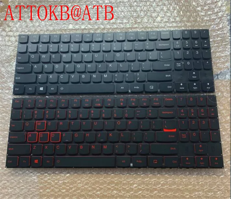 Новинка для lenovo Легион Y520 Y520-15IKB Y720 Y720-15IKB R720 R720-15IKB ноутбук Английский США клавиатура с подсветкой Подсветка