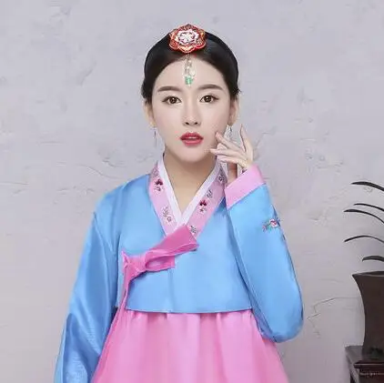 Красивый корейский элегантный головной убор ханбок, женские традиционные костюмы для выступлений, аксессуар, шпилька, Корейская Свадебная шпилька