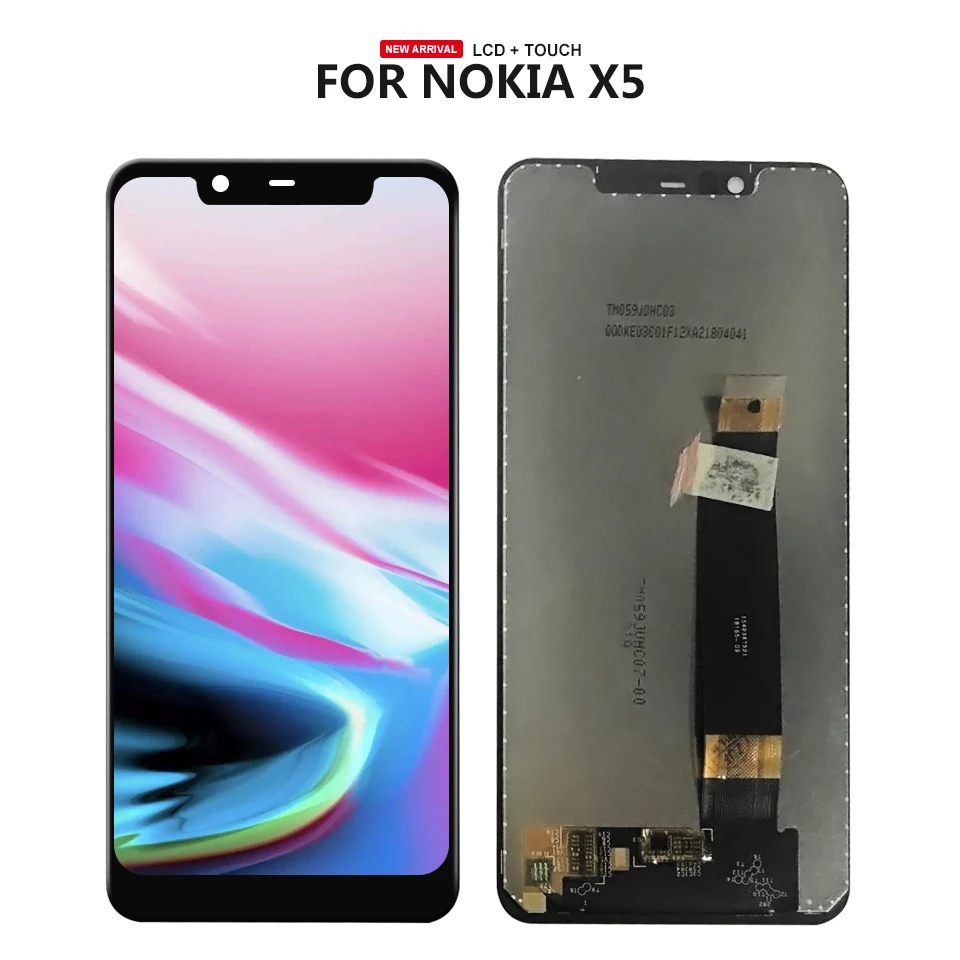 Сменный ЖК дисплей для Nokia X5 сенсорный экран дигитайзер в сборе|Экраны мобильных