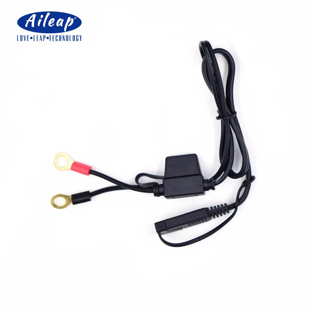 

Aileap Ring Terminal to SAE Quick Disconnect Cable Motorcycle 12V Battery Output Connector (1 pieces)