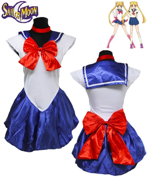 Женский аниме сексуальный костюм Сейлор Мун, платье для косплея для девочек, костюм для Хэллоуина