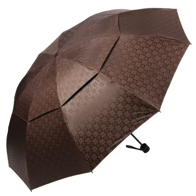 Качественный Зонтик для мужчин и женщин, Ветрозащитный Двойной навес, большой парагуас, мужской зонт от солнца, большой зонт для гольфа, открытый зонт
