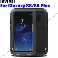 Для SAMSUNG GALAXY S8 PLUS LOVE MEI ударопрочный Алюминиевый металлический чехол для Galaxy S8/S8 Plus S802