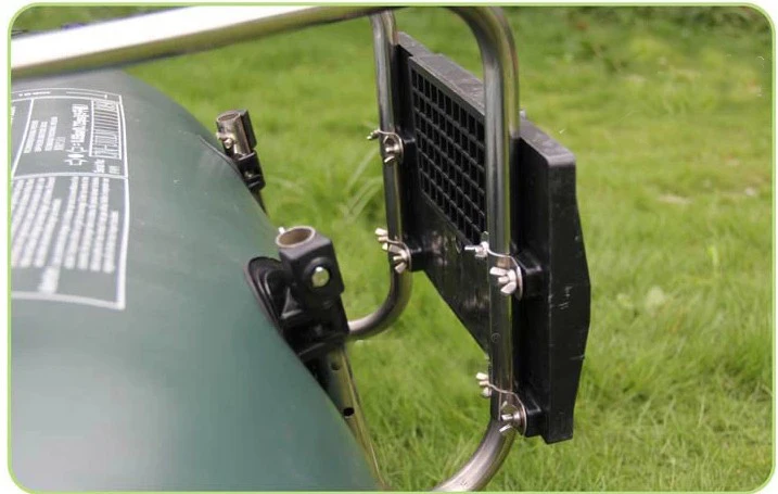 Long engine holder for inflatable fishing kayak air boat board (6)