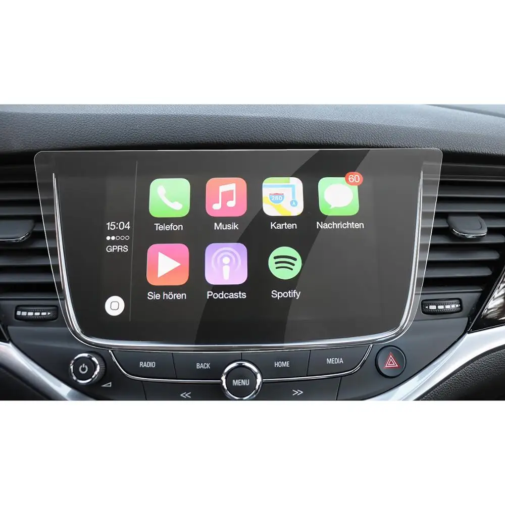 RUIYA Car Navigation Screen Protector For Crossland X 8 Inch 2017 2018 Touch Center Display Auto Interior Stickers Accessories