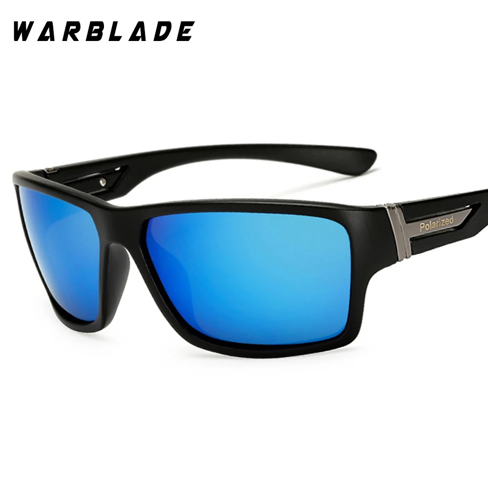 WarBLade, солнцезащитные очки ночного видения для мужчин, защита UV400, ночные мужские очки для вождения, HD поляризованные желтые линзы, солнцезащитные очки W1821