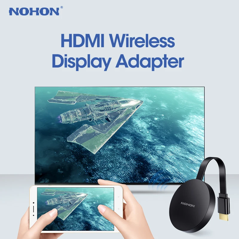 NOHON 1080P HDMI LAN антенна Приемник для iPhone iPad samsung huawei Xiaomi беспроводной дисплей адаптер 5 ГГц образование Домашний кинотеатр