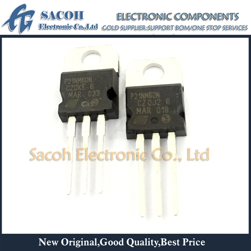 

New Original 10Pcs STP21NM60N P21NM60N OR STF21NM60N OR STB21NM60N TO-220/220F/263 17A 600V N-Channel MOSFET