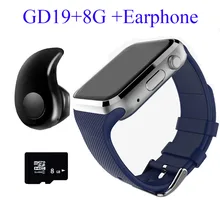 2016 New GD19 Smart Watch Android Clock Smartwatch Bluetooth Phone Smart Watch Kids With Camera SIM Card Watch Slot PK GT08 DZ09
