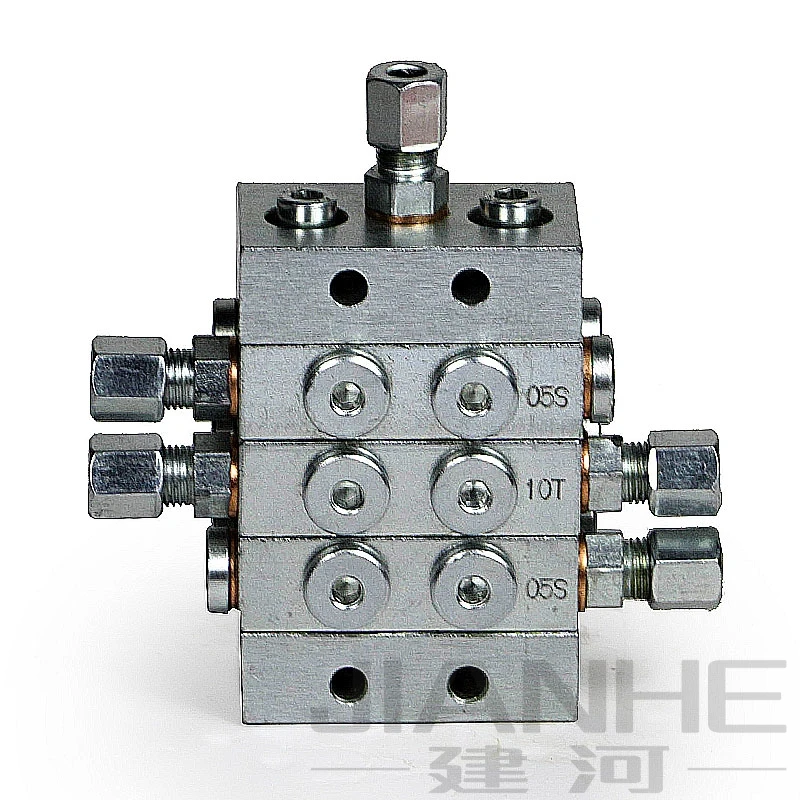 Graisse distributeur bloc, diviseur Valve 1000 série, de