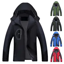 ZOGAA Мужская водостойкая ветрозащитная куртка мужская с капюшоном куртка для альпинизма Мужская Спортивная ветрозащитная куртка с