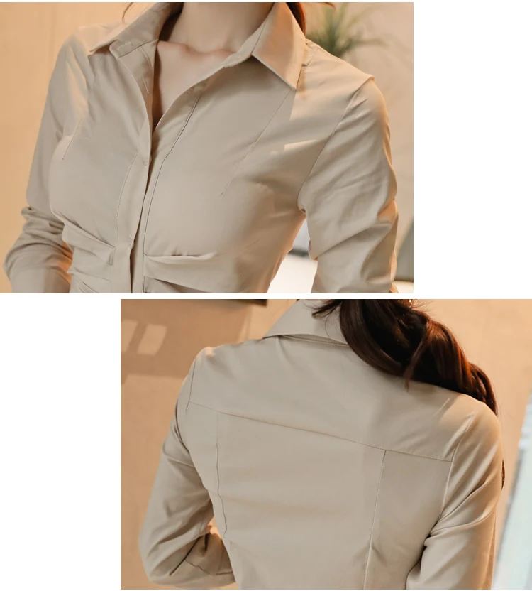 Женское платье с отложным воротником и длинным рукавом элегантное офисное