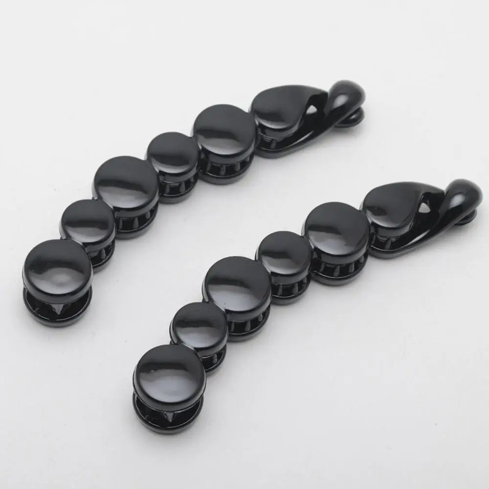 Elegant Black Hair Claw Clips - Stylish Hair Accessories