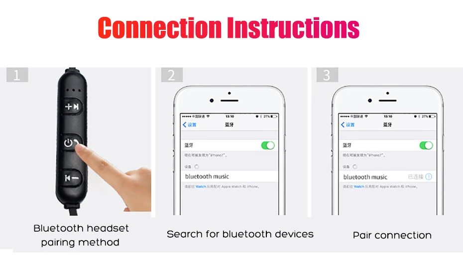 Newest Wireless Headphone Bluetooth Earphone Headphone For Phone Neckband sport earphone Auriculare CSR Bluetooth For Smart Phone 008