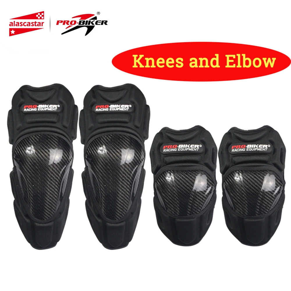 

PRO-BIKER Riding Knee Pad Motorcycle Knee Protection Moto Protective Gear Knee Protector Motorcycle Elbow Armor Protection