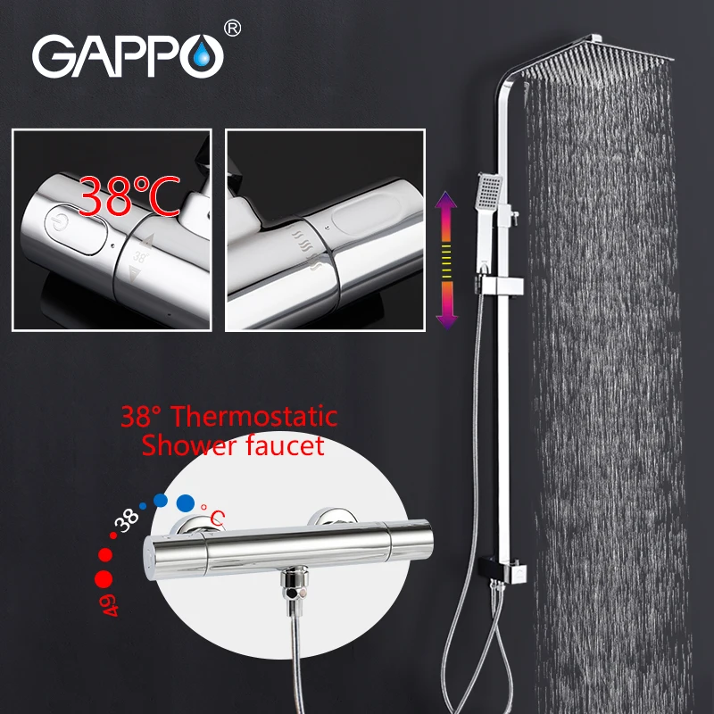 

GAPPO Shower Faucets thermostatic shower bath shower thermostatic faucet bathroom shower