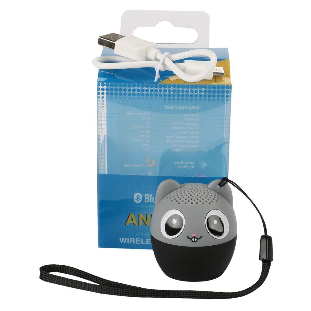 TOPROAD мини беспроводной Bluetooth динамик портативный мультфильм животных