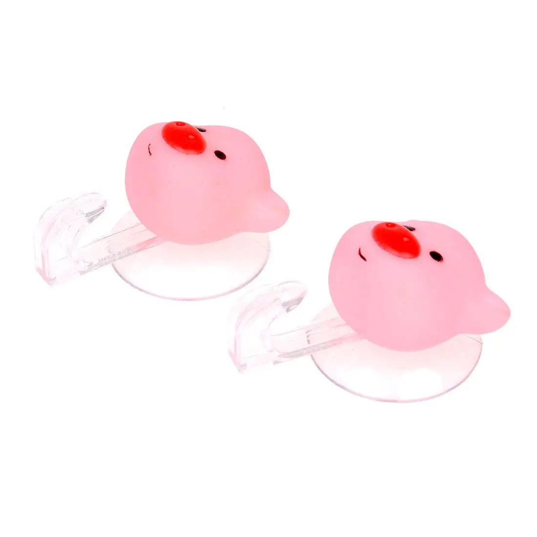 

Mini Pig Design Suction Cup Window Decorative Hanger Hook Pink