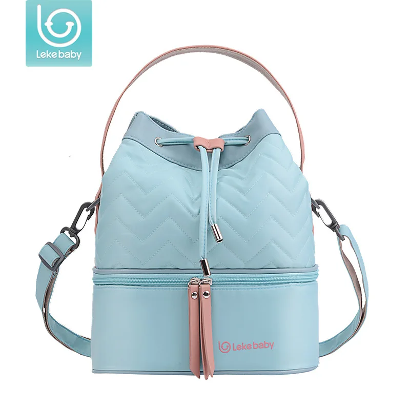 

LEKE Breast Package Pack Equipment Cold Storage Portable Mini Work Blue Ice Back Milk Bag Baby Thermos Food Pouch