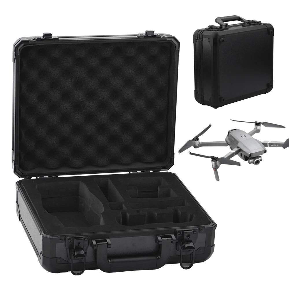 

DJI Mavic 2 Suitcase Anti-fall Protection Box Aluminum Box Portable Storage Box Carrying Case for DJI Mavic 2 Pro Zoom Drone
