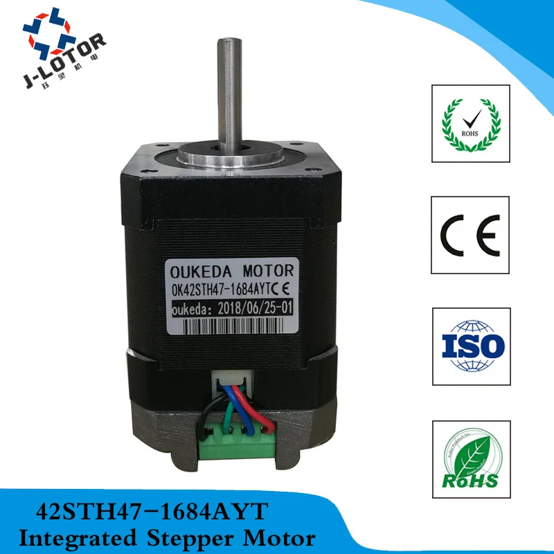 Nema17 42*48 мм шаговый двигатель 1.68A 0 44 КГ. М 0.44Nm интегрированный мотор драйвер
