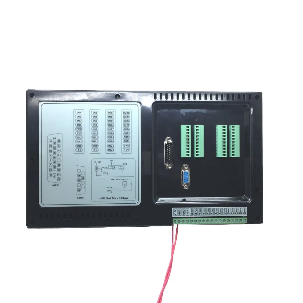 CNC 5 оси автономный motion контроллер в автономном режиме числового программного управления 500 кГц заменить SMC5-5 USB motion контроллер 7 дюймов с большим экраном