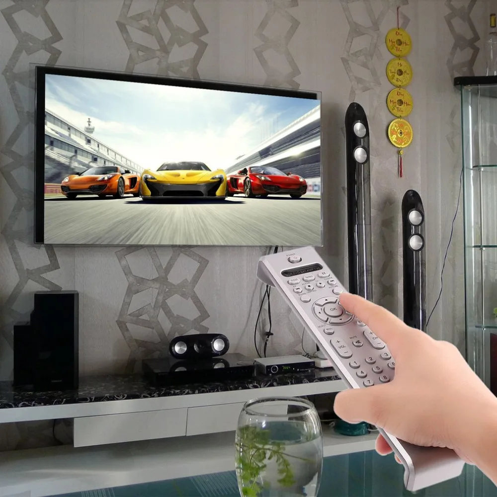 

Universal Smart Remote Control Replacement for TV/DVD/AUX/VCR RC4350/01B RC4401 Multi Device Television Control