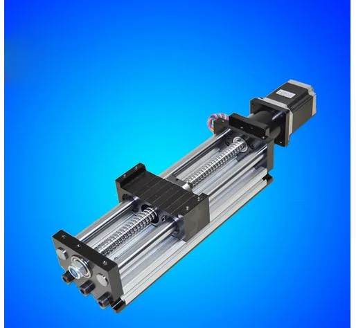 

1610 CNC Manual module 80 * 50 Sliding table 600 mm useful stroke 1610 Ballscrew + nem 23 stepper motor