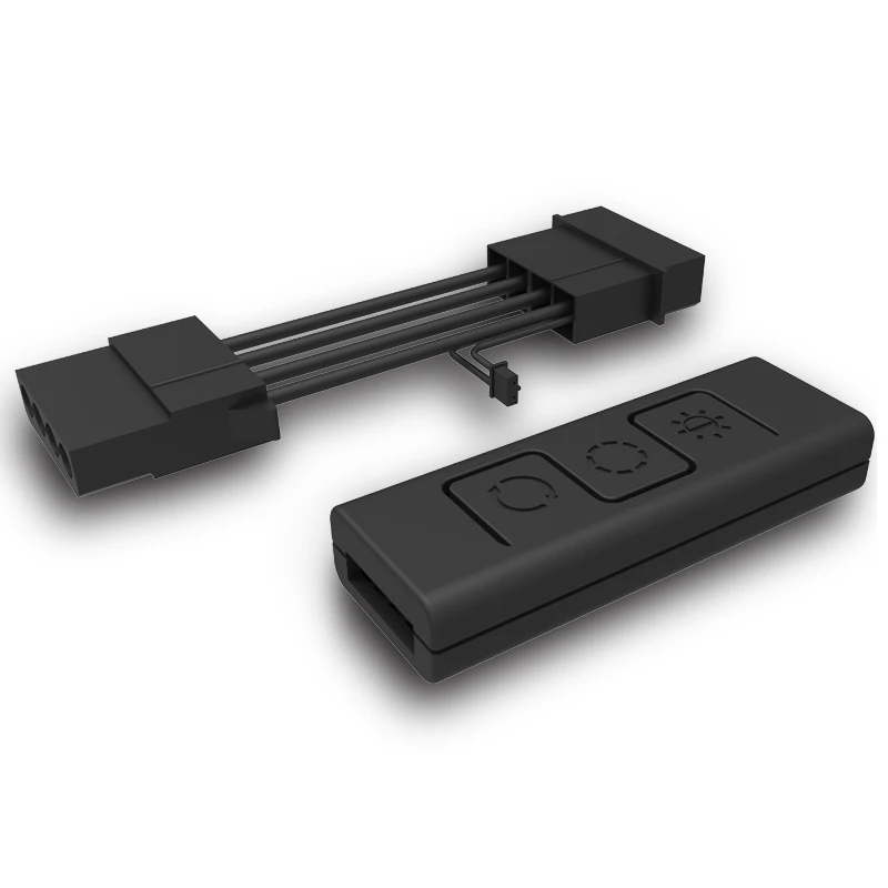 Cooler Master C10L 4pin/12В RGB контроллер вентилятора чехол для компьютера разъем кабель