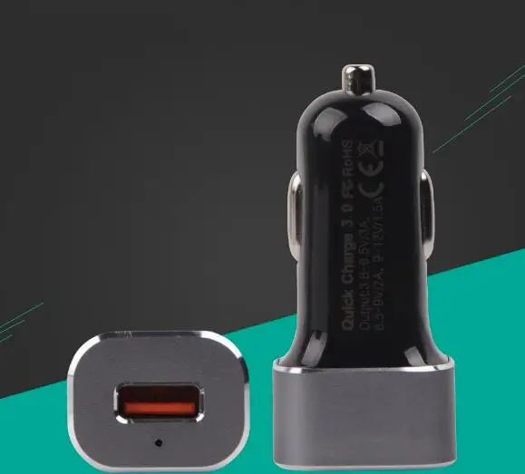 innosinpo QC3.0 Car Charger Vehicle Adapter Metal USB Mobile Phone Fast for iPhone X 8 7 6 Samsung Xiaomi ablet | Автомобили и
