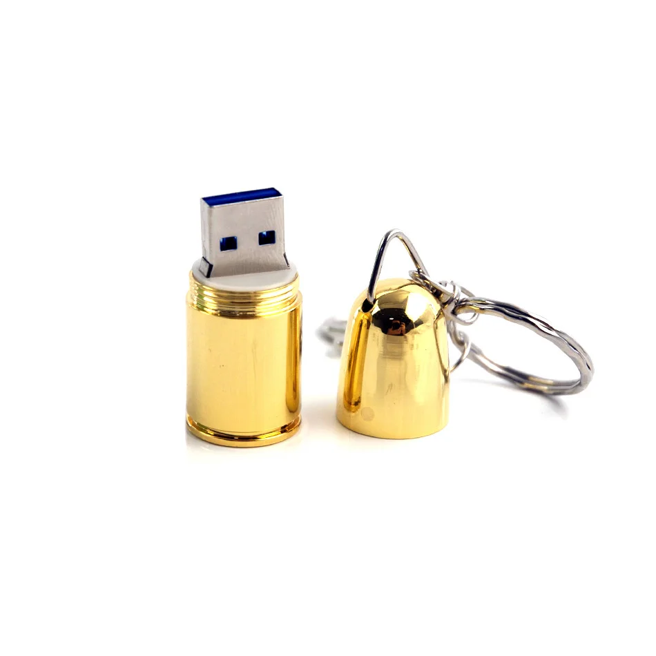 64 Гб металлическая, в форме пули usb флеш-накопитель, USB 3,0 флеш-накопитель, карта памяти 8 ГБ 16 ГБ 32 ГБ 64 Гб usb флешка, высокоскоростной usb