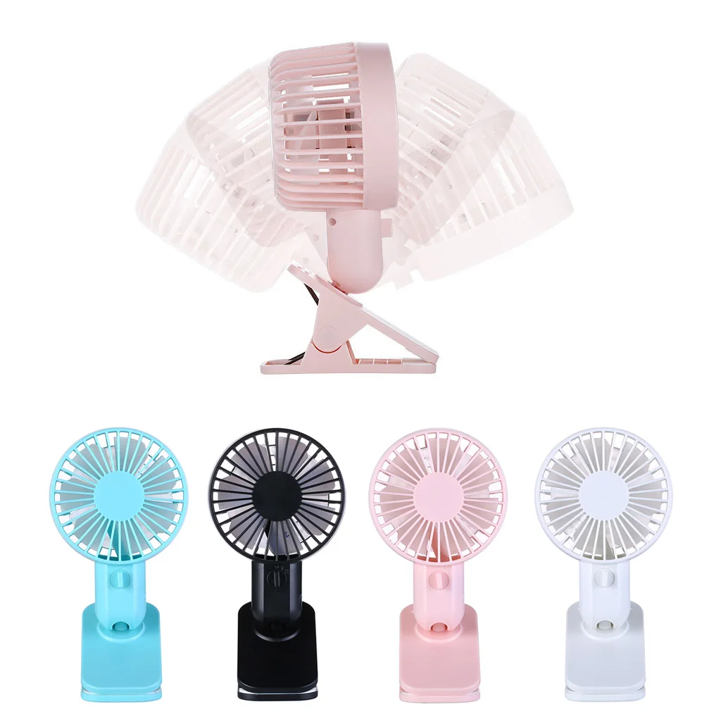 

Fry's Store Portable MuteFan Rechargeable USB Mini Clip On Bed Fans Cooler Air Conditioner Travel Office Table Electric Fan