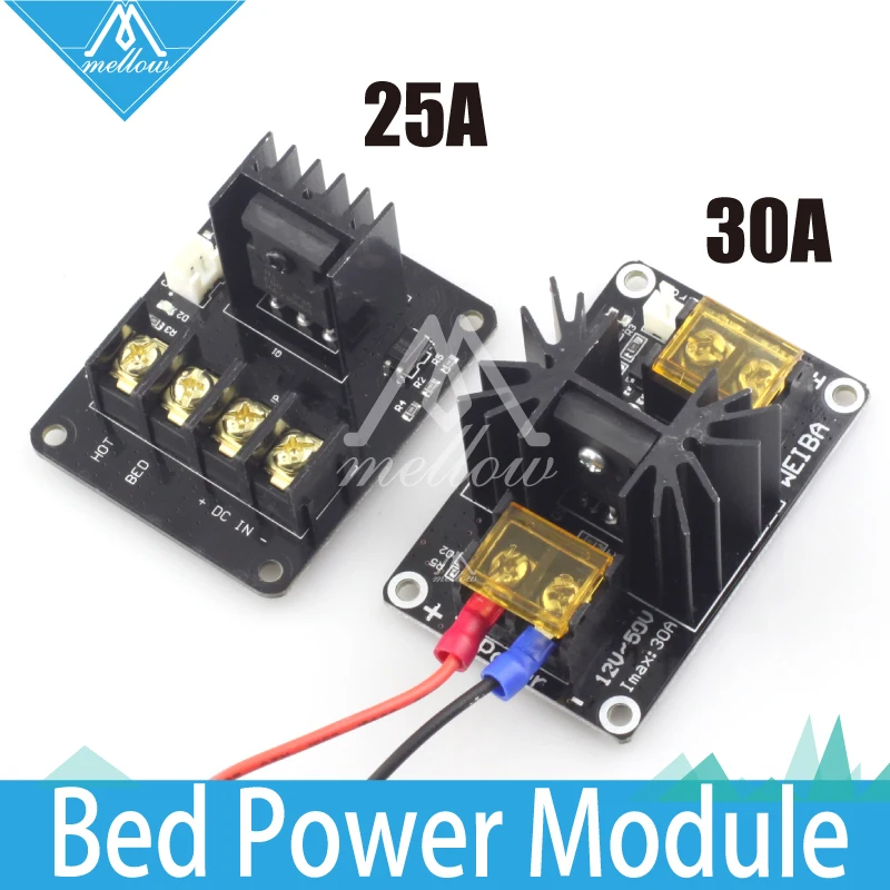 3D طابعة أجزاء ساخنة السرير/الطارد الطاقة وحدة تتجاوز ماكس الحالي 25A/30A MKS MOSFET ل RAMPS 1.4 التدفئة-تحكم