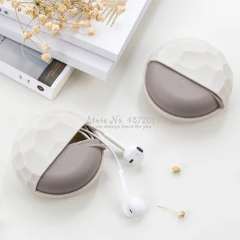

Multifunction Headphones Silicone Case Anti-fall and Dustproof Storage Box Coin Purses Key Zipper