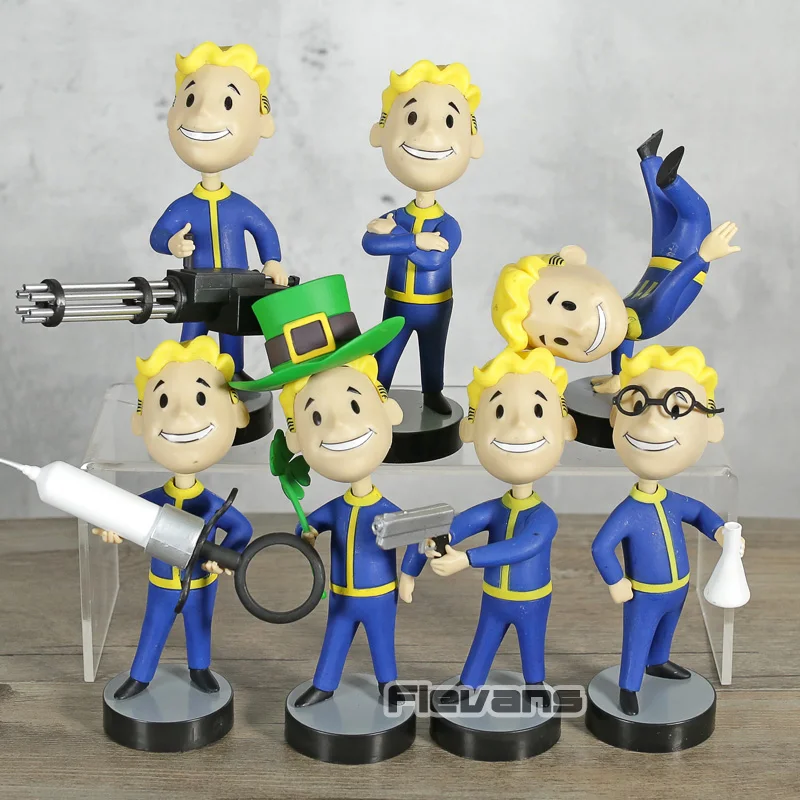 Коллекционные фигурки из ПВХ Fallout 4 Vault Boy с поплавковой головой|Игровые и