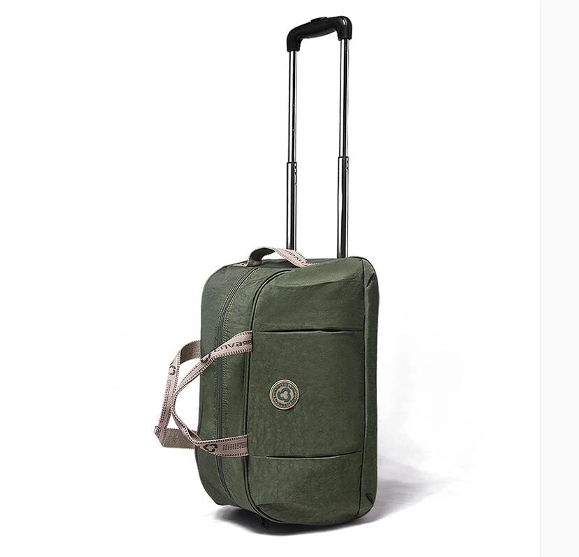 Дорожная сумка Тележка Кабина размер чашку багажные сумки Rolling сумка с колесами для женщин путешествовать вещевые колесный багаж сумка