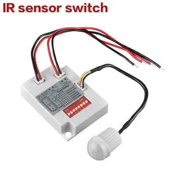 

Free Shipping Newest 8 ~ 30VDC Plastic Intelligent Light Body Sensor IR Module motion Sensor Switch (ET024)