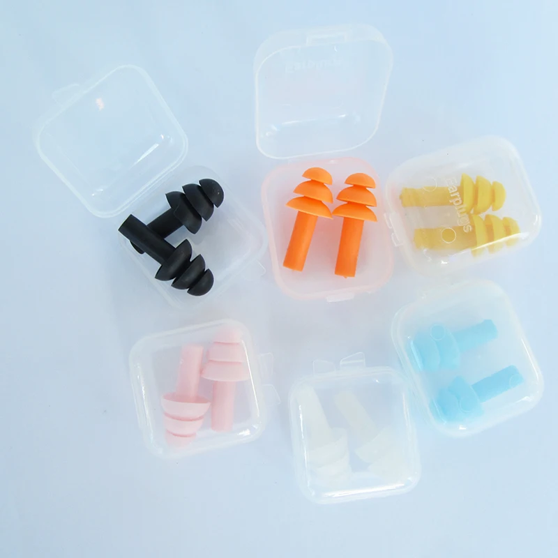KopiLova 6pairs Noise Silicone Ear Plugs Noise Reduction Ear Protector Sound proof Ear Buds For Sleeping Studying Swimming KopiLova 6pairs Noise Silicone Ear Plugs Noise Reduction Ear Protector Sound proof Ear Buds For Sleeping Studying Swimming