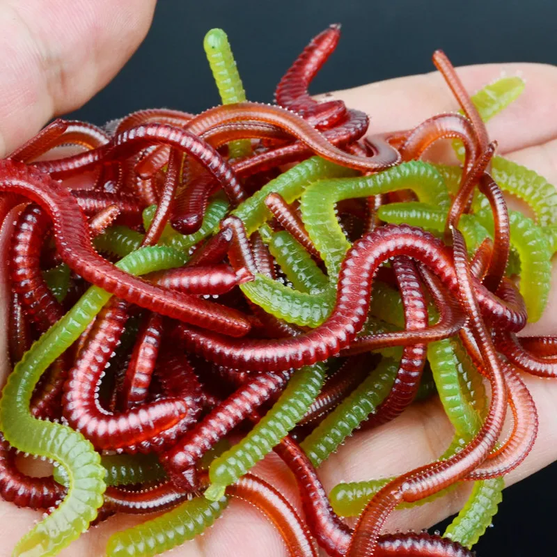 Lures soft soft baits bait 10cm 1g soft bait earthworm worm baitin