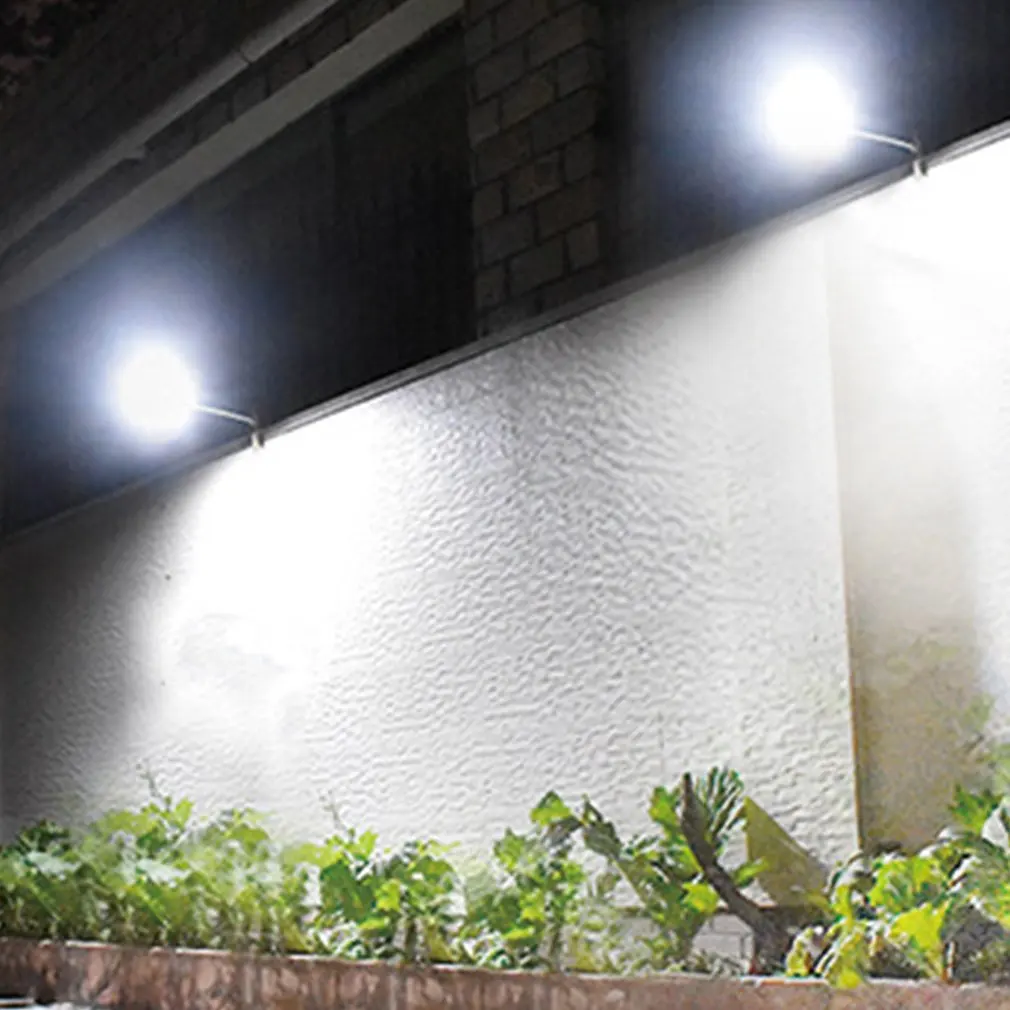 56 светодиодный солнечный свет человеческого высокочастотная настенная лампа ночник Открытый водонепроницаемый уличный фонарь лампа