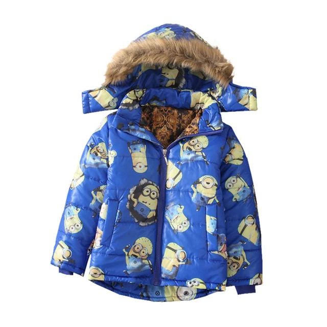 Buy Minion Jacket Kids Down Jacket For Boy Baby Minion