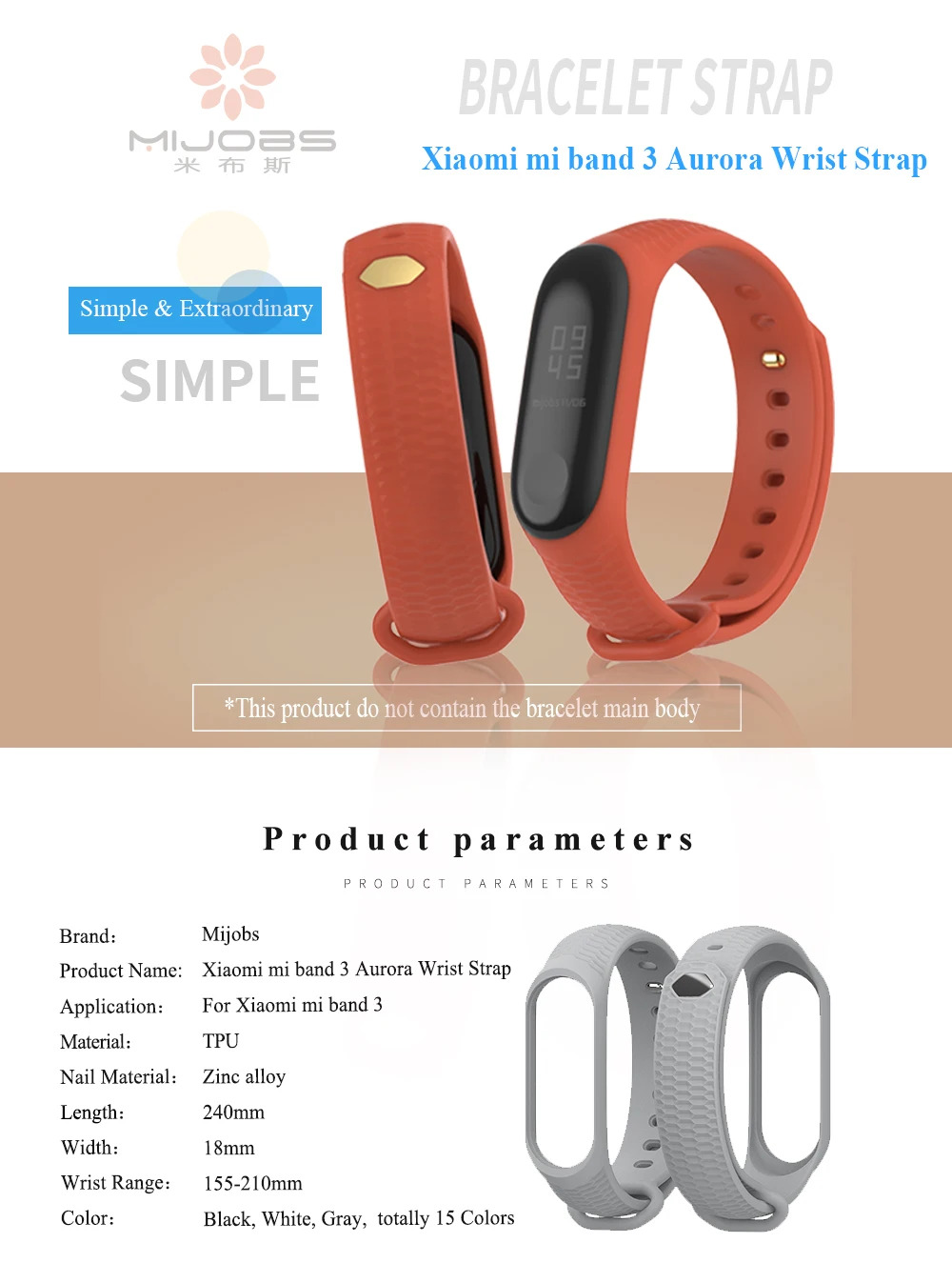 Mi jobs mi Band 3 ремешок, браслет, силиконовый спортивный смарт-браслет, аксессуары для Xiaomi mi, 4 ремешка, браслет, браслет, mi Band 3