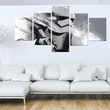 Звездные войны Штурмовик холст настенная художественная картина 5 шт. настенная живопись модульные обои плакат печать домашний декор