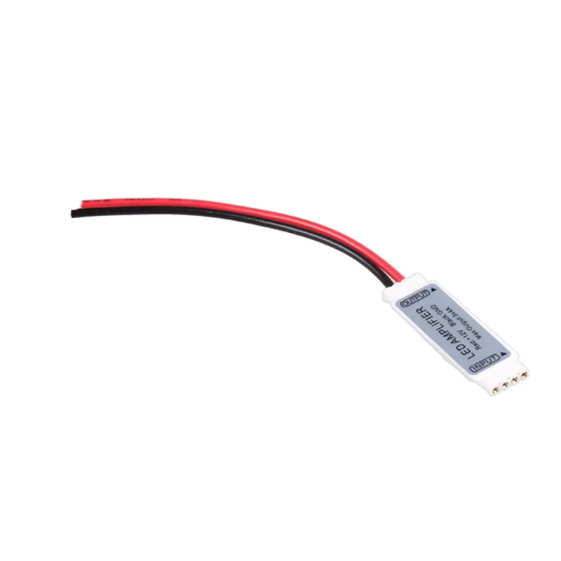 

Portable Ultra Slim Mini RGB LED Amplifier Repeater for Light Strip 12A 144W 8 For Drop Ship