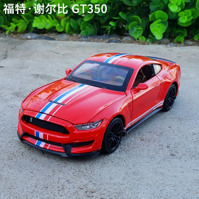 Масштаб 1:32 для Ford Mustang Shelby GT350 литой металлический роскошный спортивный
